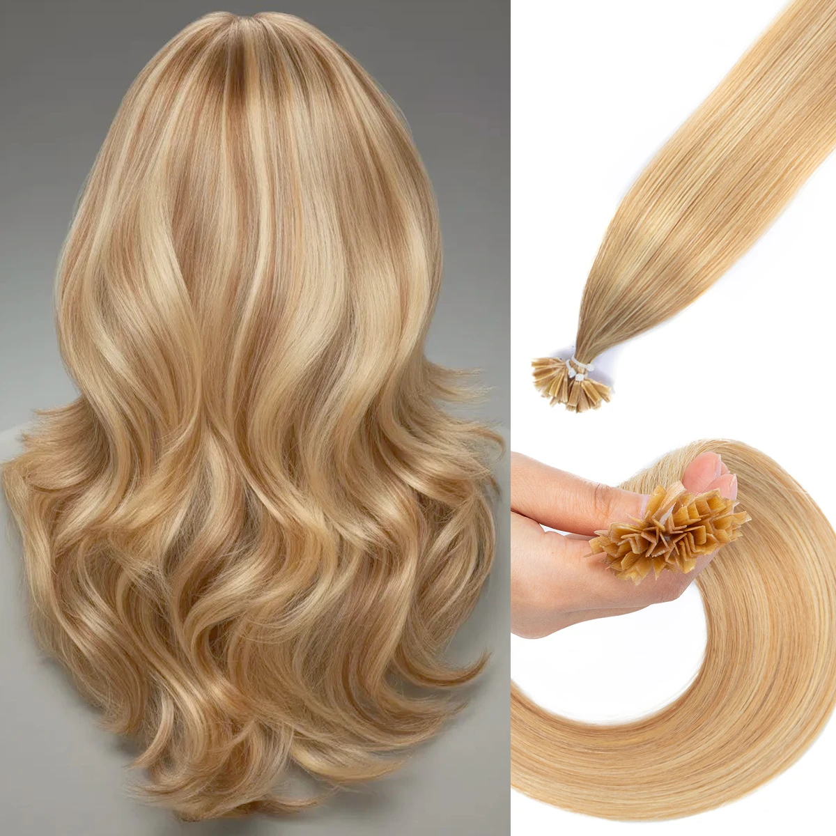 

Волосы Mrs, кератиновые волосы K Tip, горячее наращивание натуральных человеческих волос, Италия, кератиновый клей, волосы Remy, 12-22 дюйма