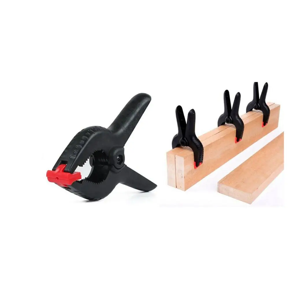 Abrazaderas de palanca de nailon de plástico para estudio fotográfico, herramientas de bricolaje de 6 uds y 2 pulgadas, abrazadera de Grampo para pinza de muelle para carpintería
