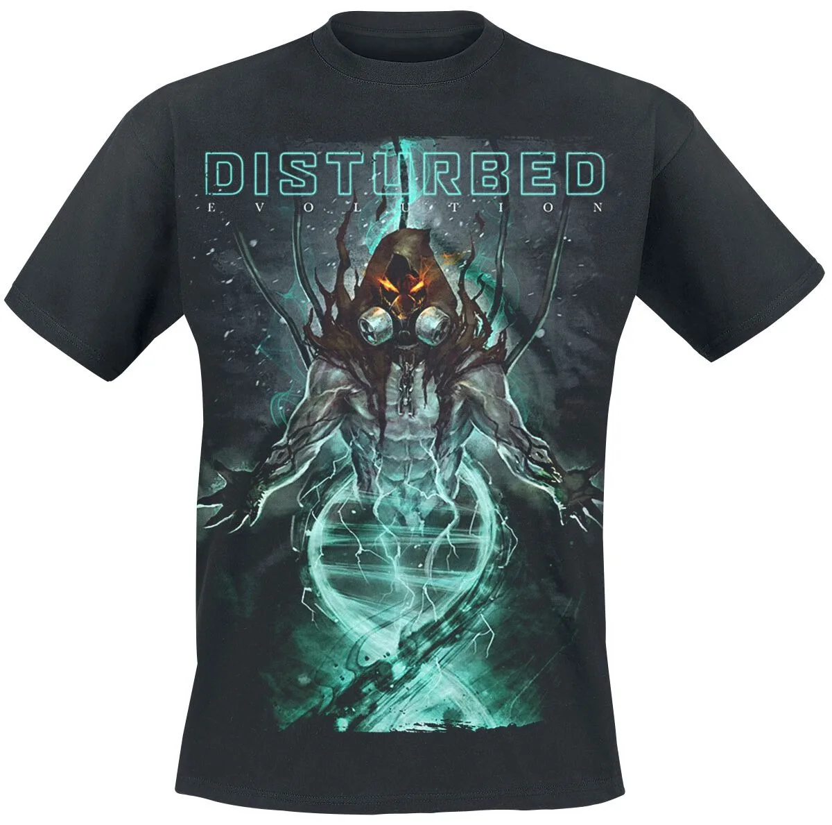 Disturbed Evolution Album Unisex T-shirt The Guy Sci-Fi Print Metal Casual Tee