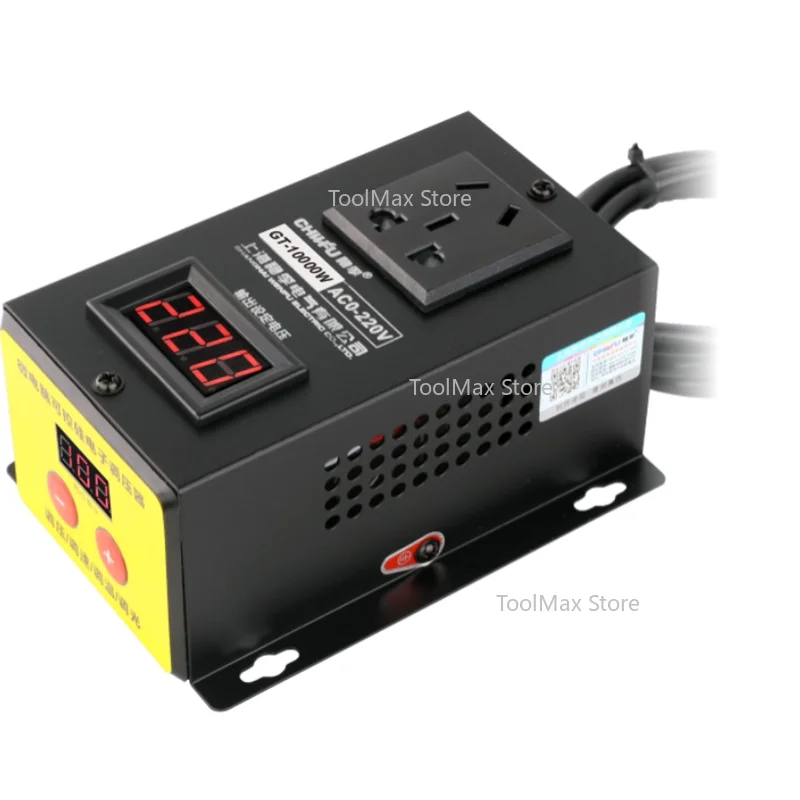 SCR AC 220V 10000W 電子電圧レギュレータ 調整可能なサイリスタ速度コントローラ 調光調光器 温度サーモスタット