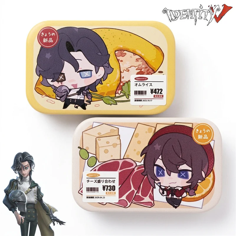 Game Identity V Knight Richard Painter Edgar Cosplay Badge Brooch Lapel Pins Bag Backpack 2Pcs Clothing Jewelry Accessories Prop