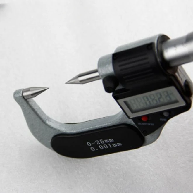 Double Pointed Micrometer With Digital Display 0-25 Inch Tool
