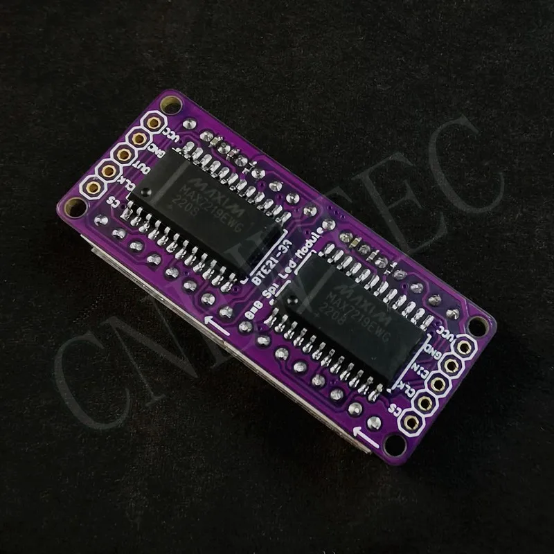 8x16 MAX7219 4 Color Dot Led Matrix MCU Display Control Module 5V Interface Output Input Common Cathode 0.7Inch 8*16