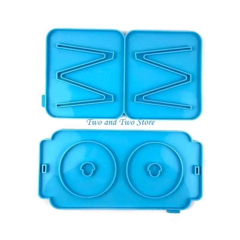 HX6F Feeding Dish Mold Adjustable Double Bowl Stand Drinking Water Feeding Rack Mold