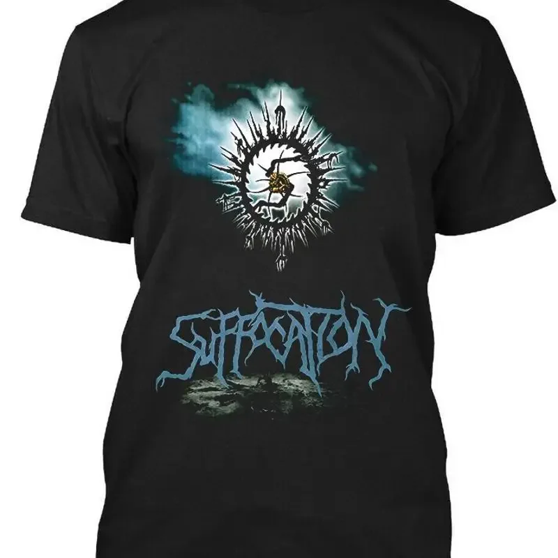 New Suffocation American Brutal Technical Death Music Logo T-Shirt Size S to 4XL
