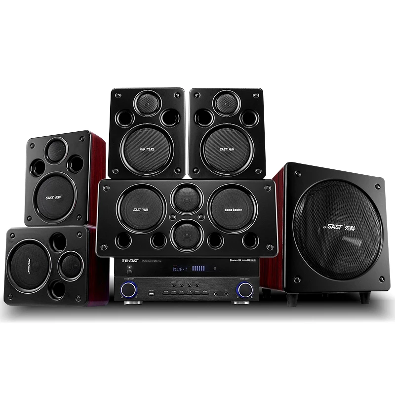 KYYSLB Home Theater 5.1 Audio Set Villa Private Room K Song Karaoke Living Room High-end KTV Audio Amplifier Speaker