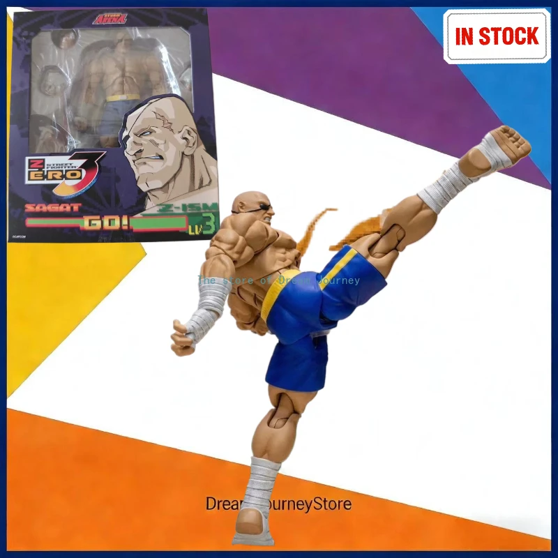 

STORM ARENA Street Fighter Alpha 3 SAGAT 1/12 Scale Animation Model Toy Series Action Figure Gif