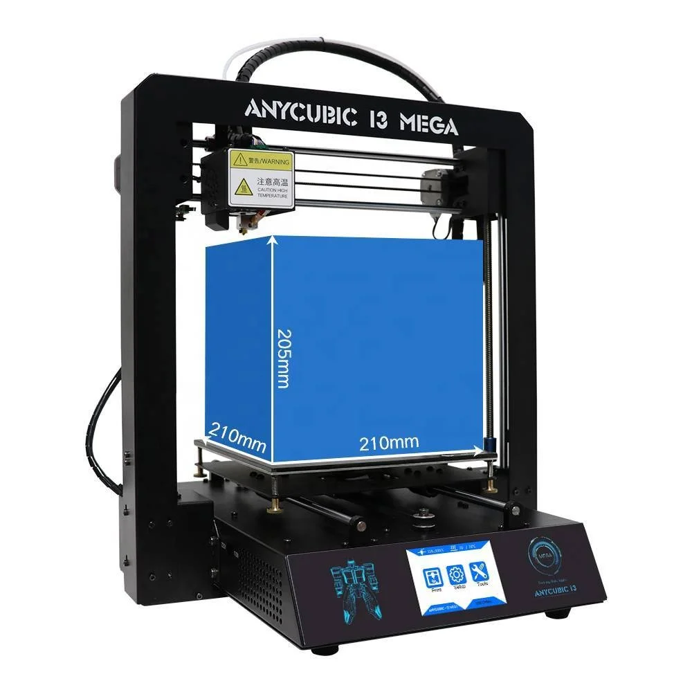 Anycubic Newest Mega I3 3D printer Full Metal Body large printing size 3d drucker high precision industrial 3D printing machine