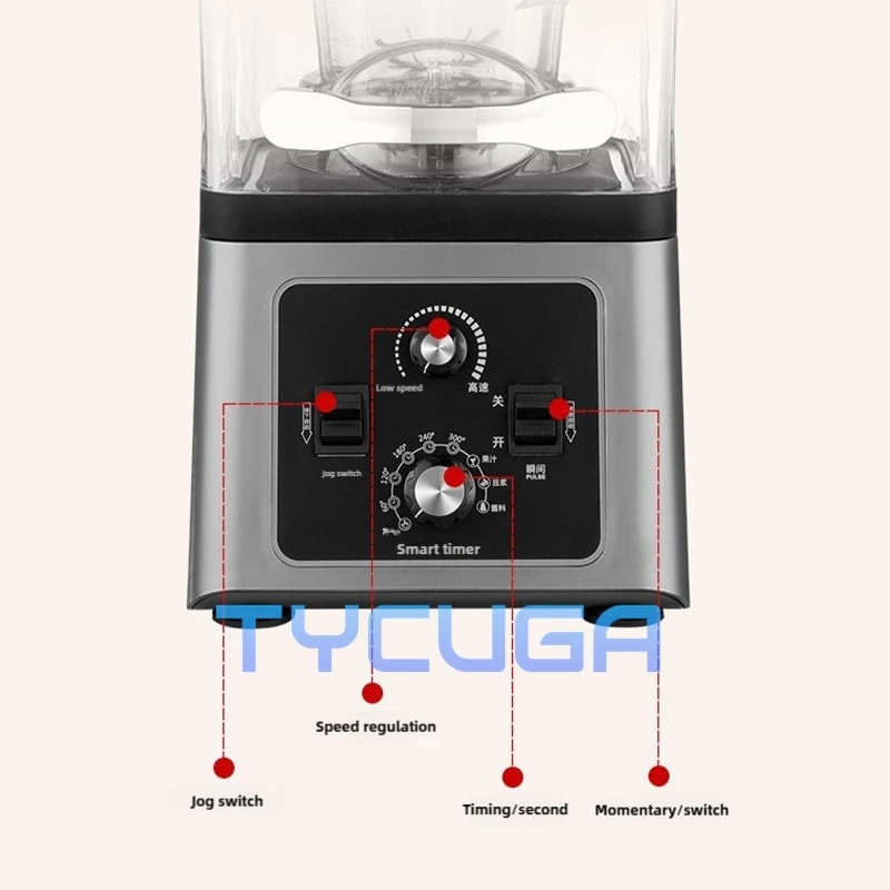 Смузи-машина и коммерческий блендер, чай с молоком, универсальная автоматическая дробилка для соевого молока и льда, многофункциональный кухонный прибор