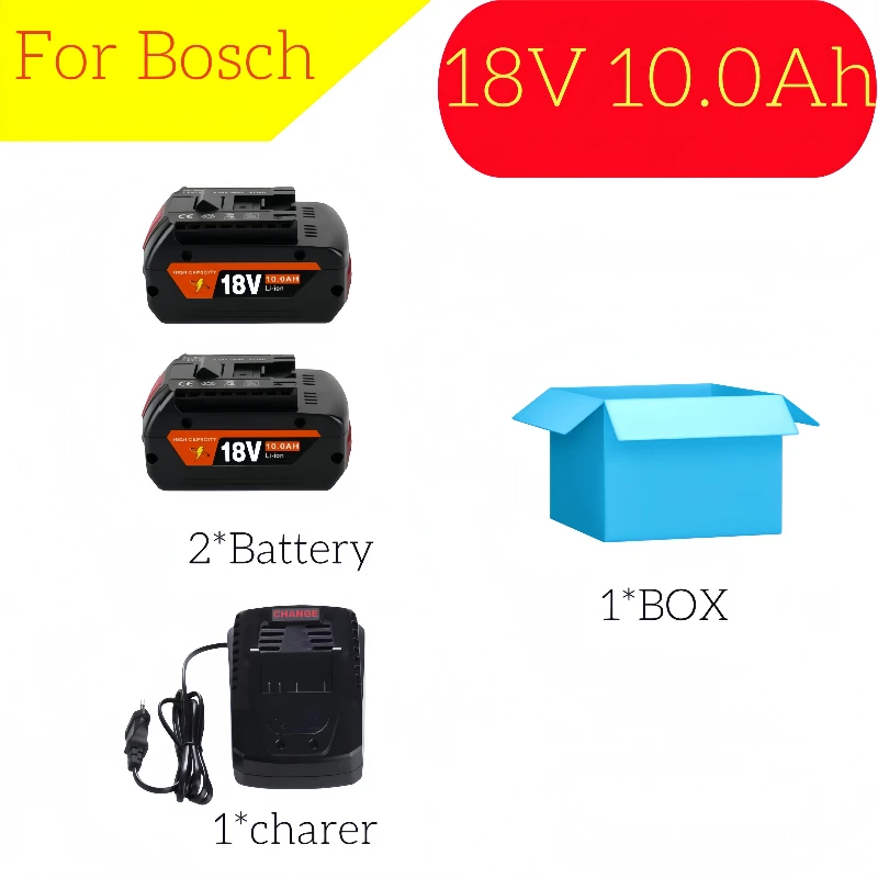 

for Bosch 18V Cordless Tool BAT609 BAT618 GBA18V80 21900 Replacement Battery - 21700 Electric Cell 2025 new 18V ProCORE 10800mAh