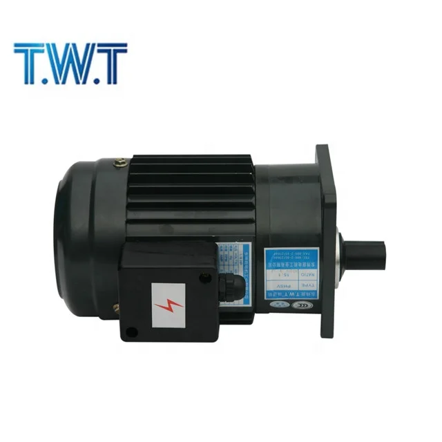 high torque low rpm vertical magnetic  brake motor  1/2hp 1hp 2hp 3hp ac electric small gear motor