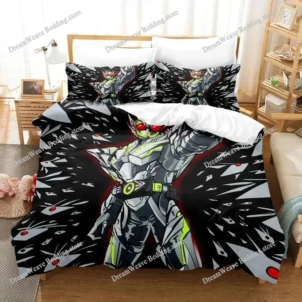 

3D Print Kamen Rider Zero-One Bedding Set Duvet Cover Bed Set Pillowcase Comforter King Queen Size Boys Adult Bedding Set