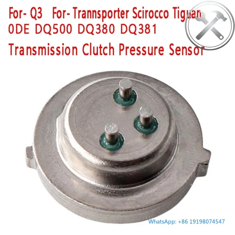 2Pcs Transmission Clutch Pressure Sensor 0DE DQ500 DQ380 Gearbox Sensor Accessories