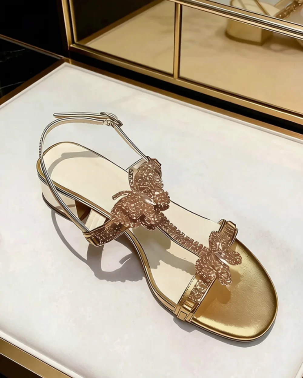 Hellblaue Leder-Slingback-Sand – Lighting Design Decor Bewertung und Preis
