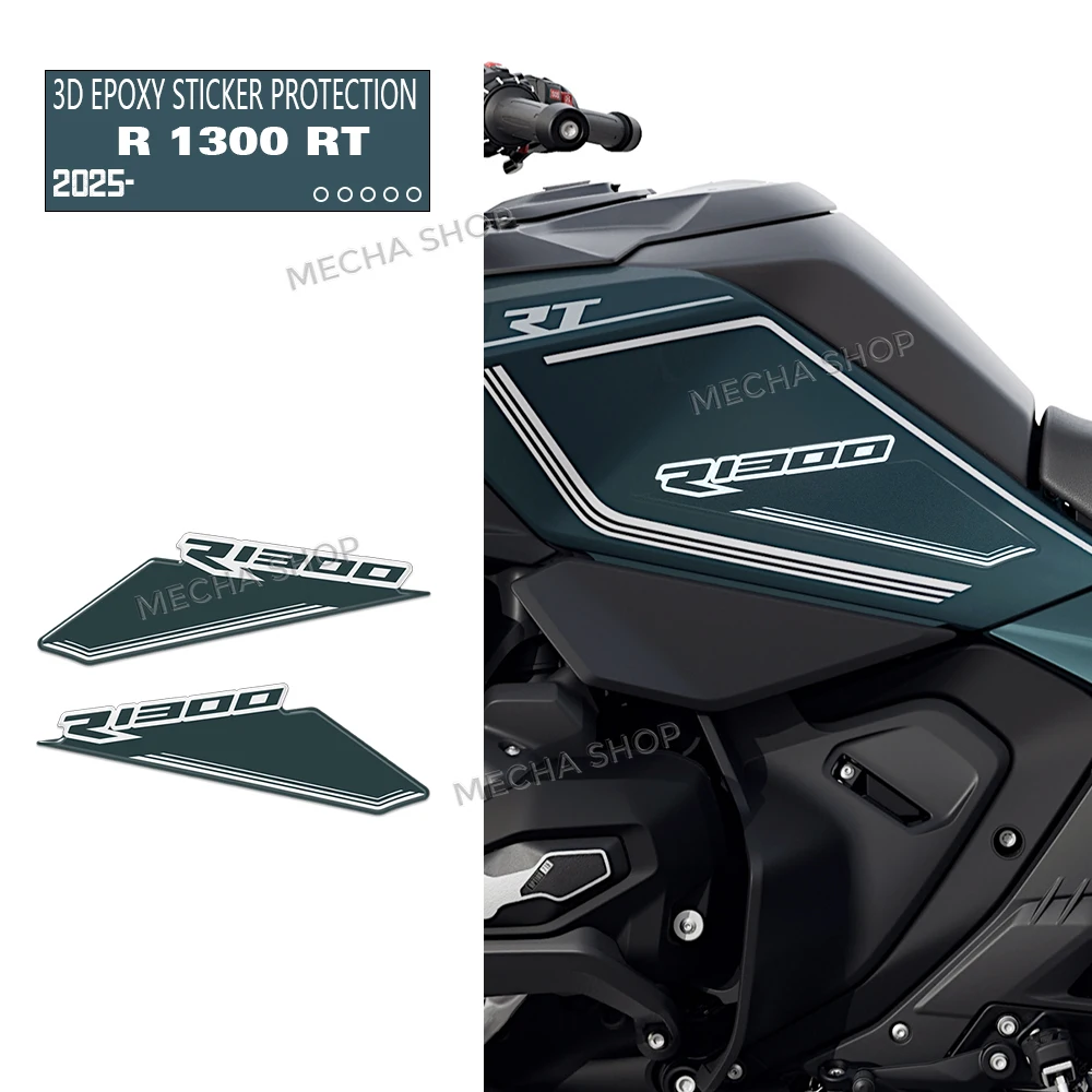 

For R1300RT R 1300 RT Impulse / Triple Black Waterproof Protective Sticker Motorcycle Fuel Tank Sticker 3D Epoxy Resin Sticker