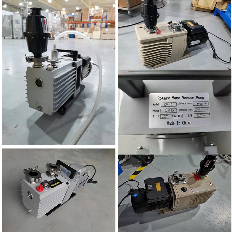 Lab1st High Speed Oil Sealed Direct Drive Double-stage  Rotary Vane Vacuum Pump Price