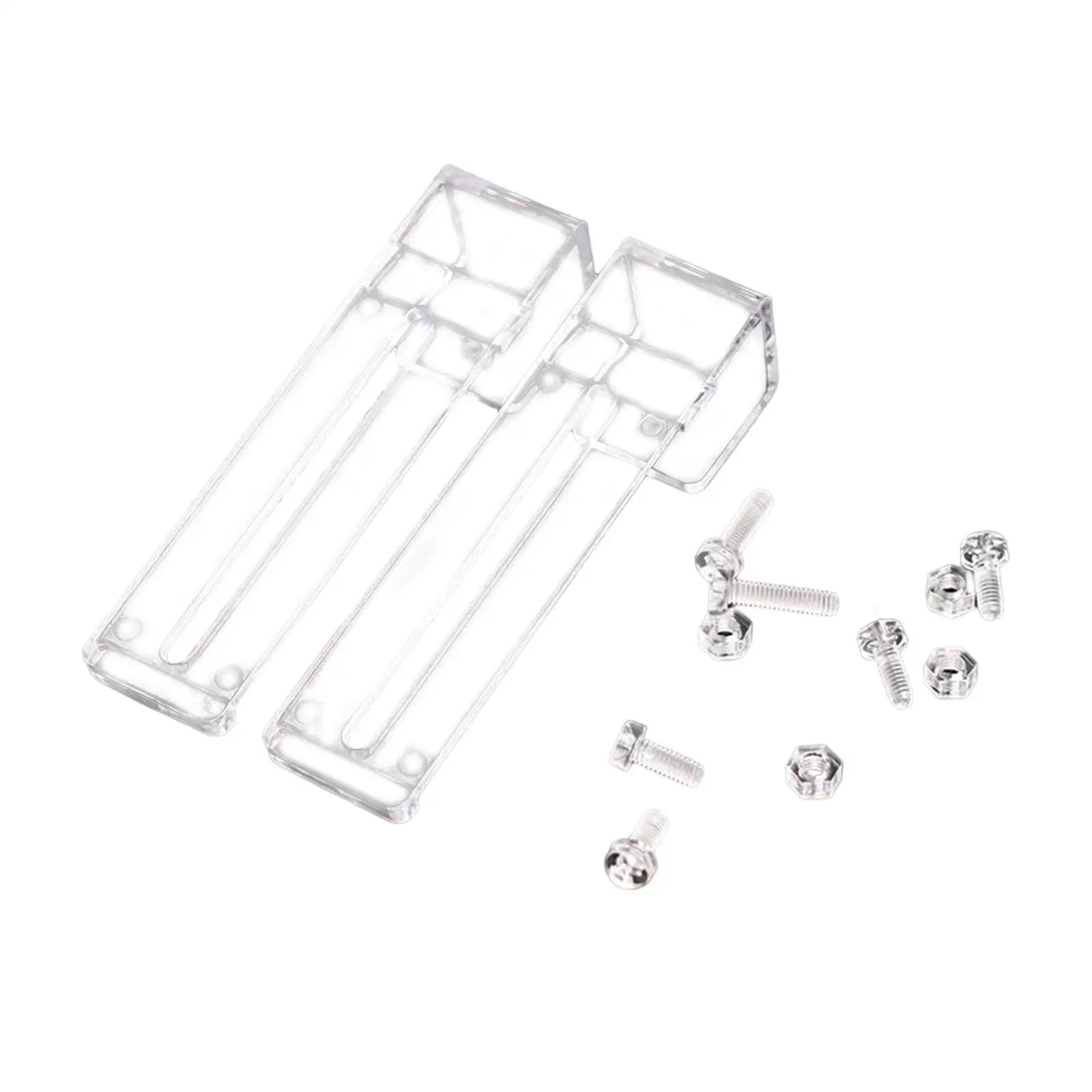 2x Cajas de Cría para Peces con Gancho, Caja de Aislamiento para Acuario, Incubadora con Gancho y Tornillos para Peces Bebé, Suministros para Pez Payaso