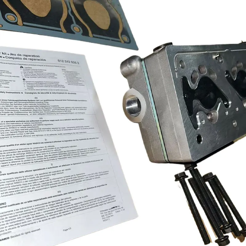 High Quality New Truck Air Compressor Cylinder Head Repair Kit Model 9125129262 Part Numbers 7421707608 21418150 20774299