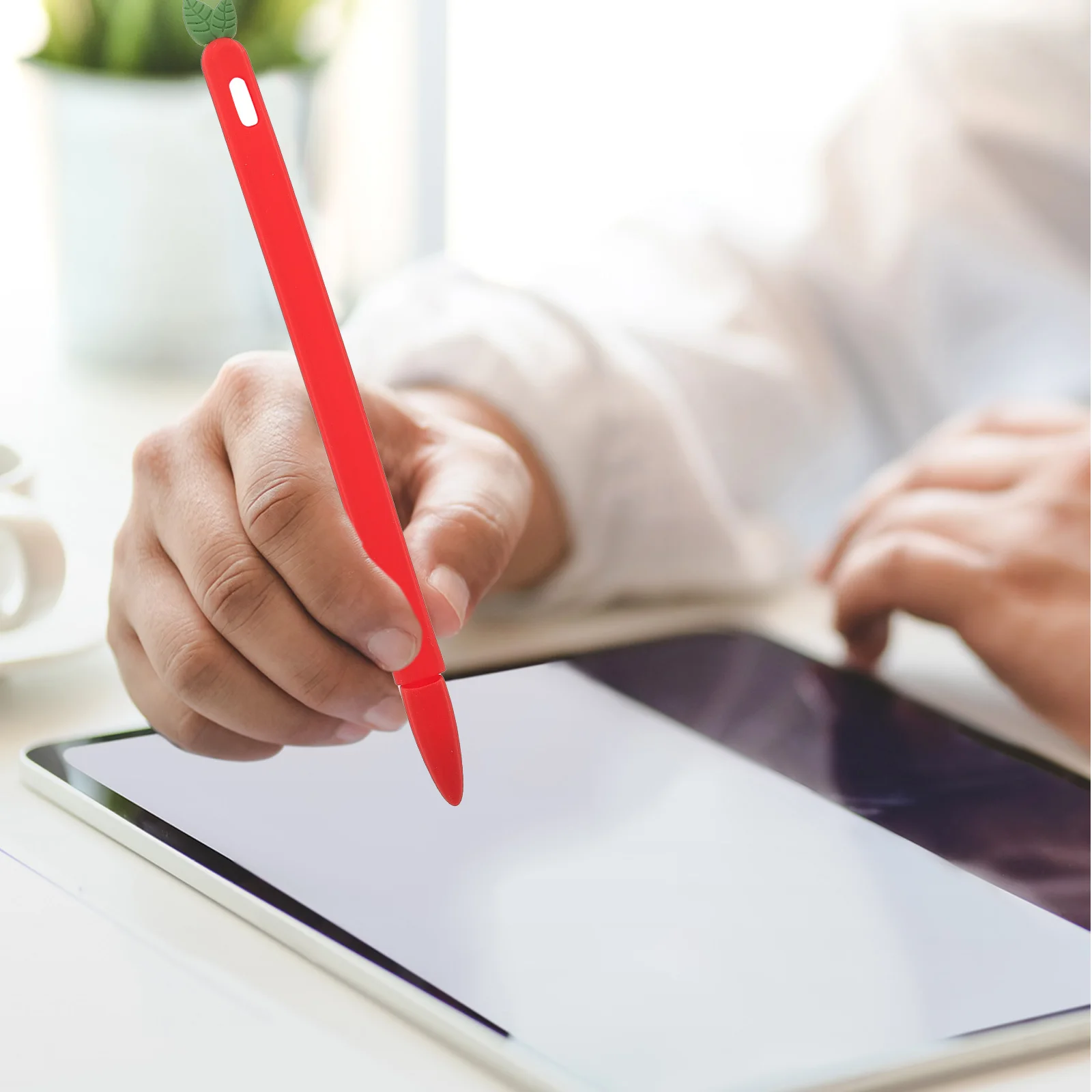 

Stylus 2nd Generation Silicone Pen Sleeve Detachable Protective Cover Anti-Slip Writing Grip Holder Silicone Sleeve Case