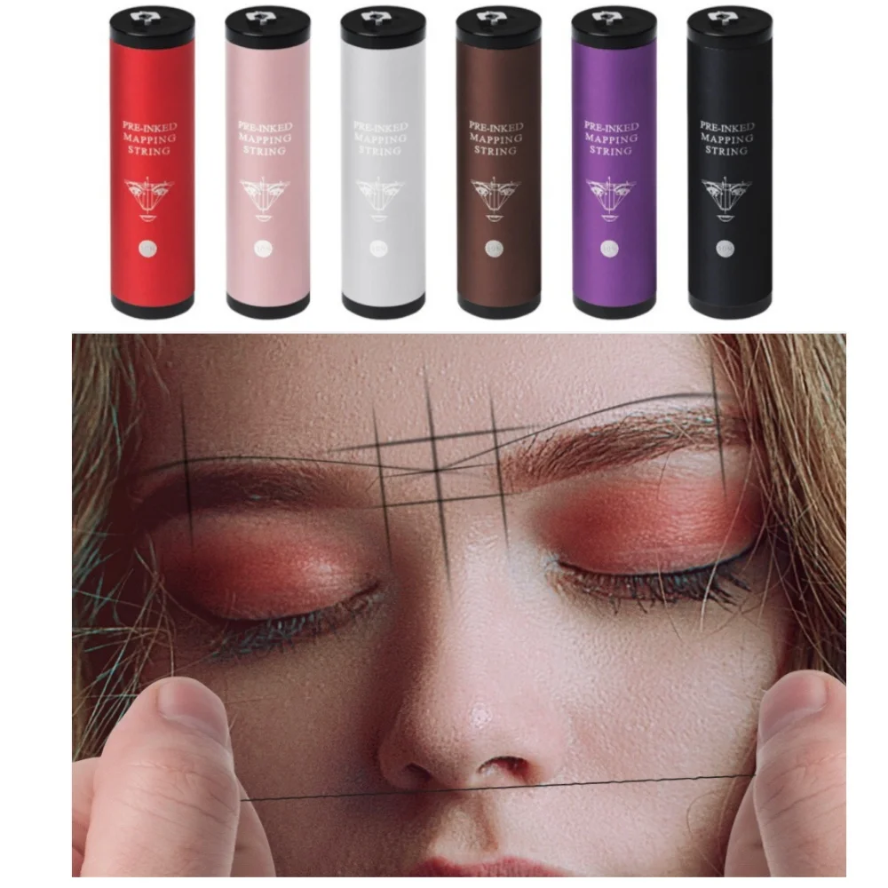 

20M alloy bottle tattoo ink positioning line mappingstring mapping ink box eyebrow positioning line