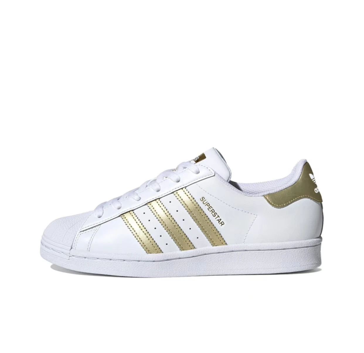 Adidas Originals Superstar Men Women Skateboarding Shoes Classic All-match Leisure Low-top Wear-resistant Board Shoes Platinum