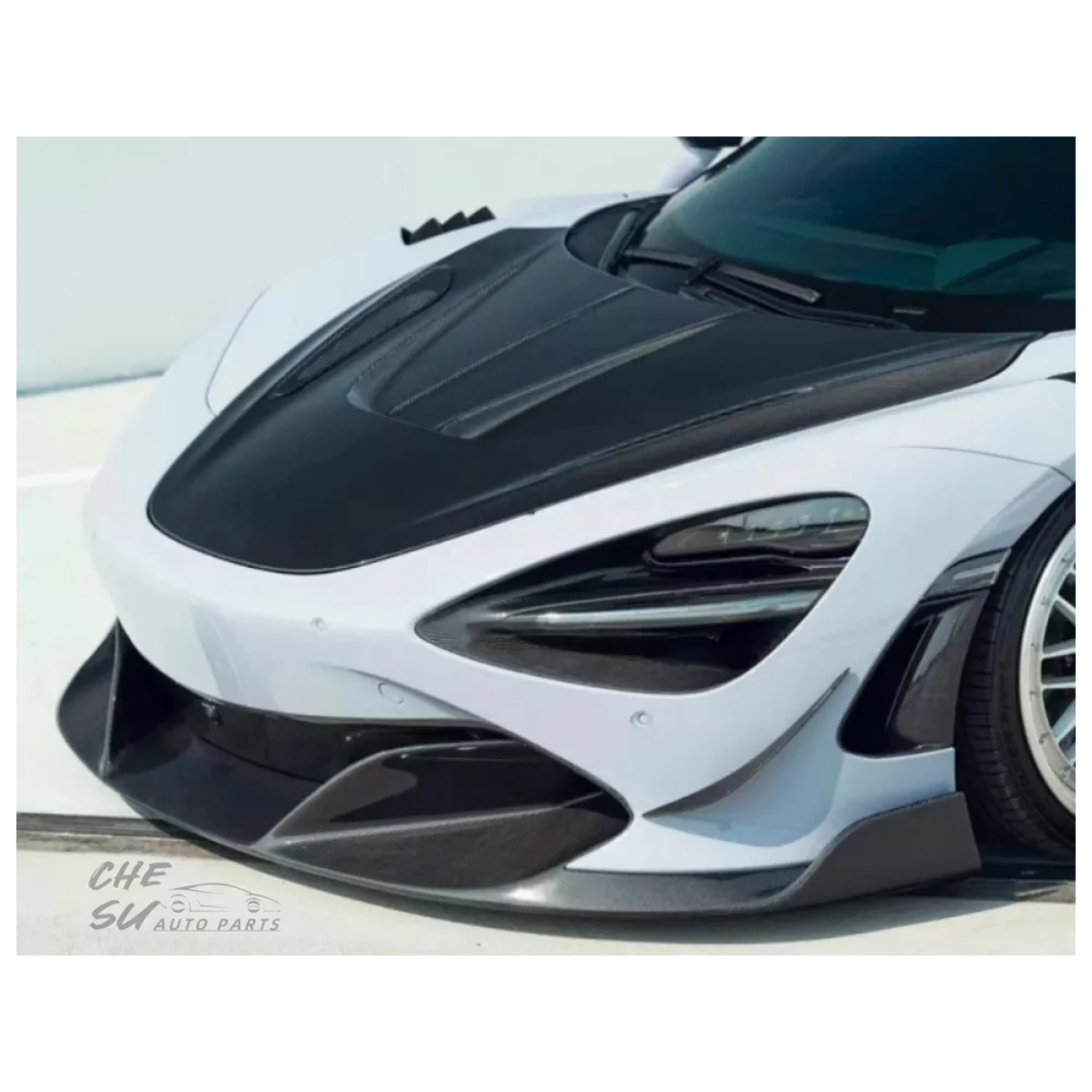 

New Design RY Style Dry Carbon Fiber Engine Hood Engine Cover Body Kit Upgrade for McLaren 720S