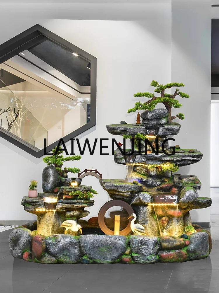 Artificial Mountain and Fountain Fish Pond Landscaping Outdoor Villa Hotel Restaurant Opening and Housewarming