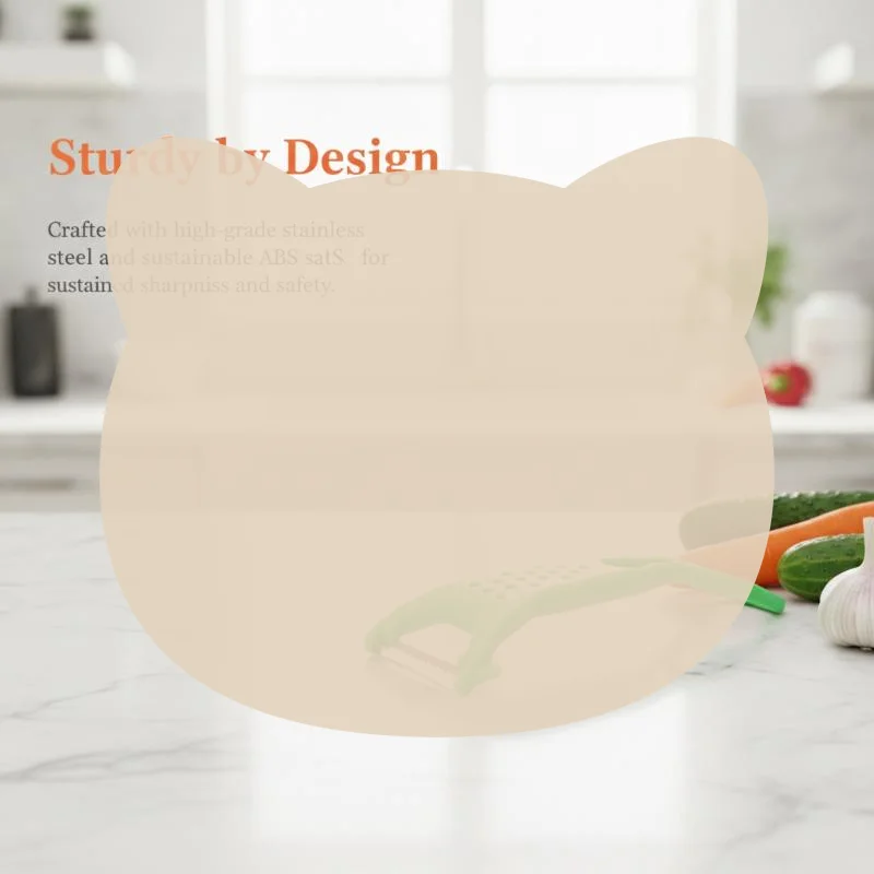 Multifunctional Dual Head Vegetable Peeler Sharp Stainless Steel Blades Ergonomic Handle for Potato Carrot  Peeling