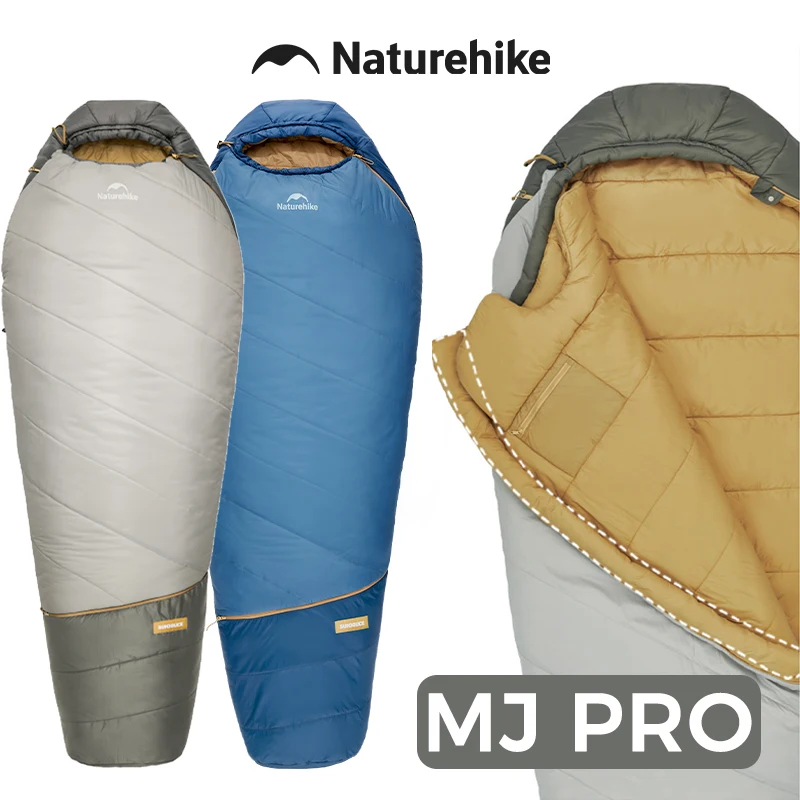 Saco de Dormir Naturehike Ultraleve para Camping e Hiking, Impermeável, Leve, Quente e com Tecnologia de Absorção de Umidade em Algodão