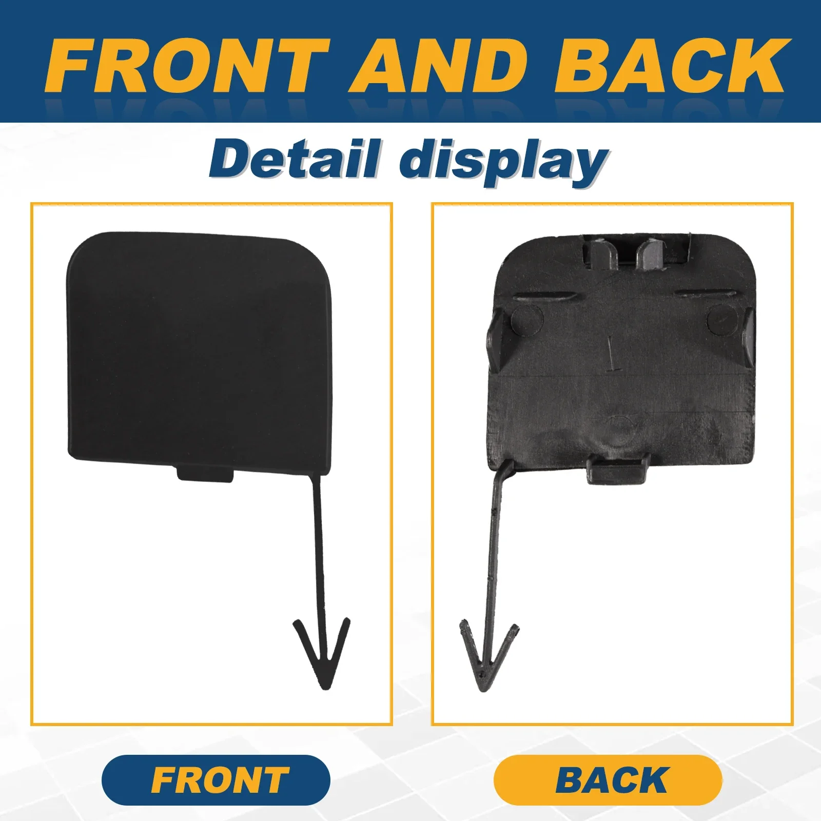 المصد الخلفي سحب هوك غطاء سحب غطاء العين لشركة فولكس فاجن باسات B7 2011-2014 3AE807441A اكسسوارات السيارات #5