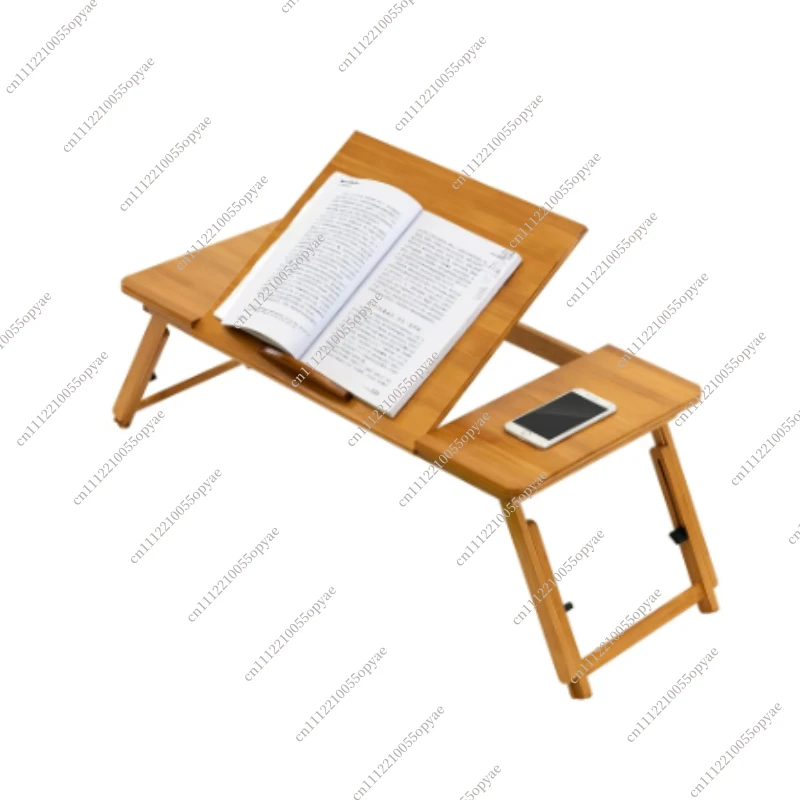 

Adjustable Bamboo Laptop Stand Foldable Mini Computer Desk Sofa Bed Home Bedroom Dormitory Writing Table