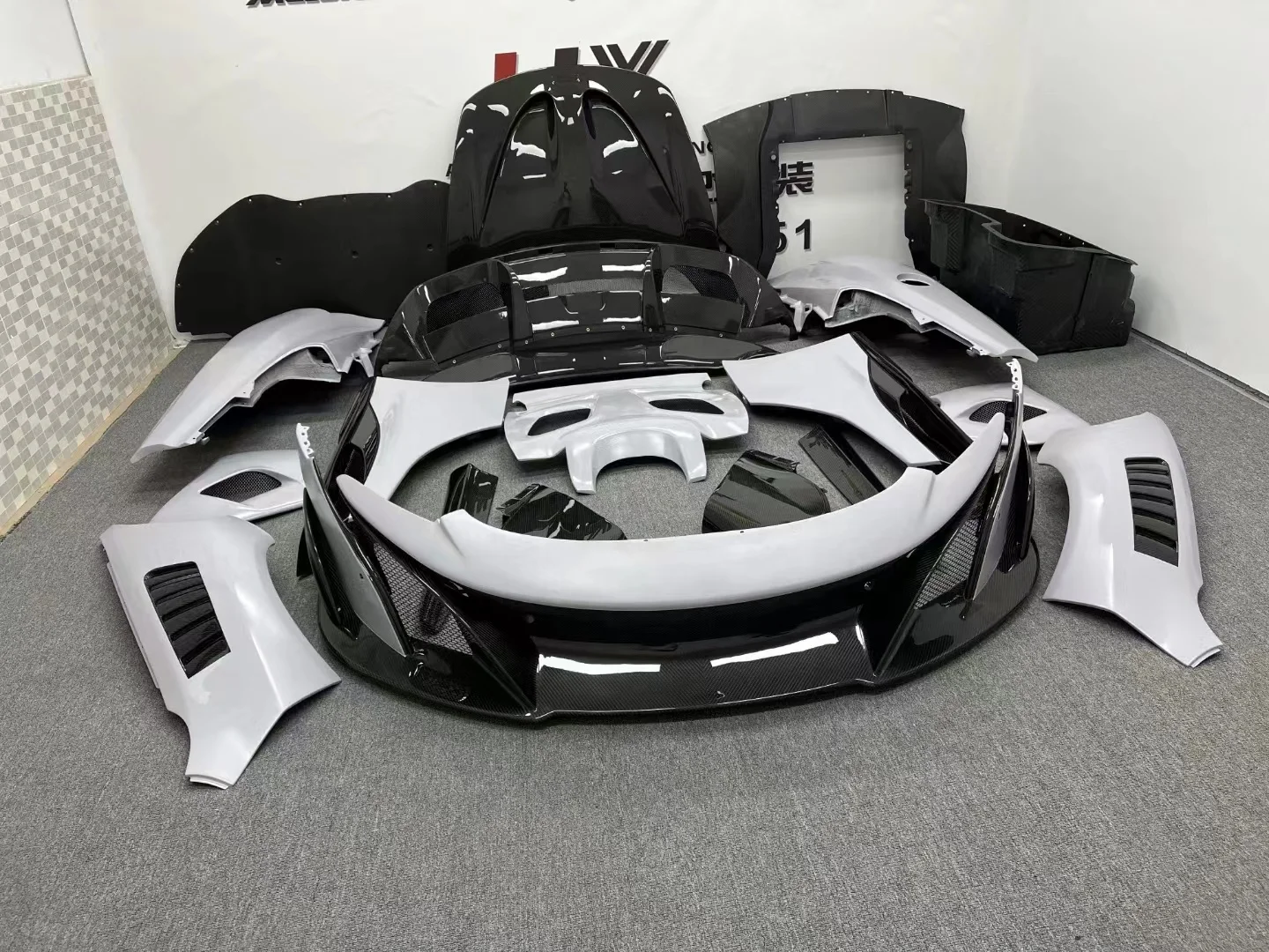 Наборы из углеродного волокна Jayspeed, обновленные до 675 для Mclaren Mp4-12C 650S, комплект для тела