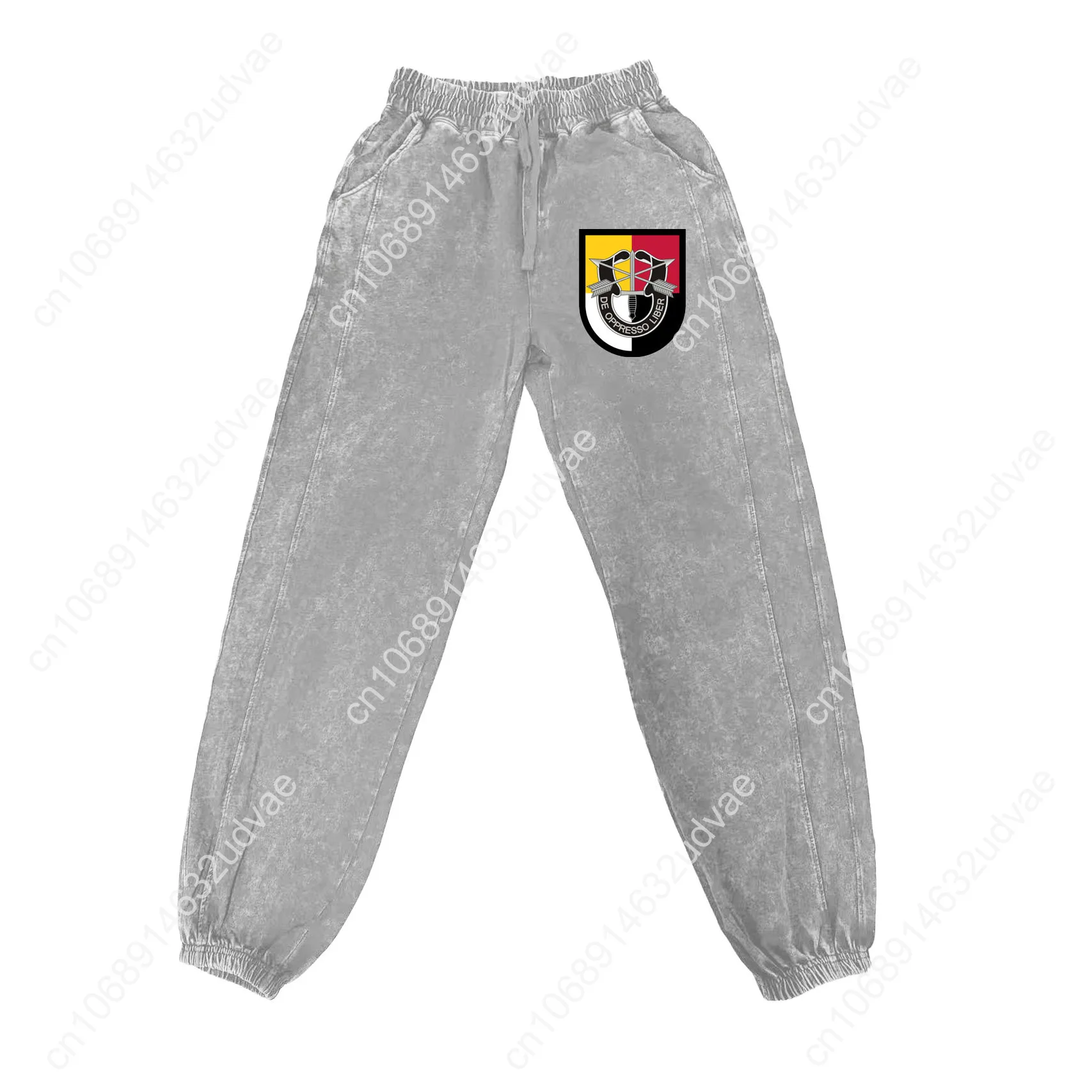 القوات الخاصة الأمريكية 3rd القوات الخاصة SFG السراويل رجل امرأة مراهق الرجعية السراويل القطن Sweatpants مخصصة بانت مع جيب