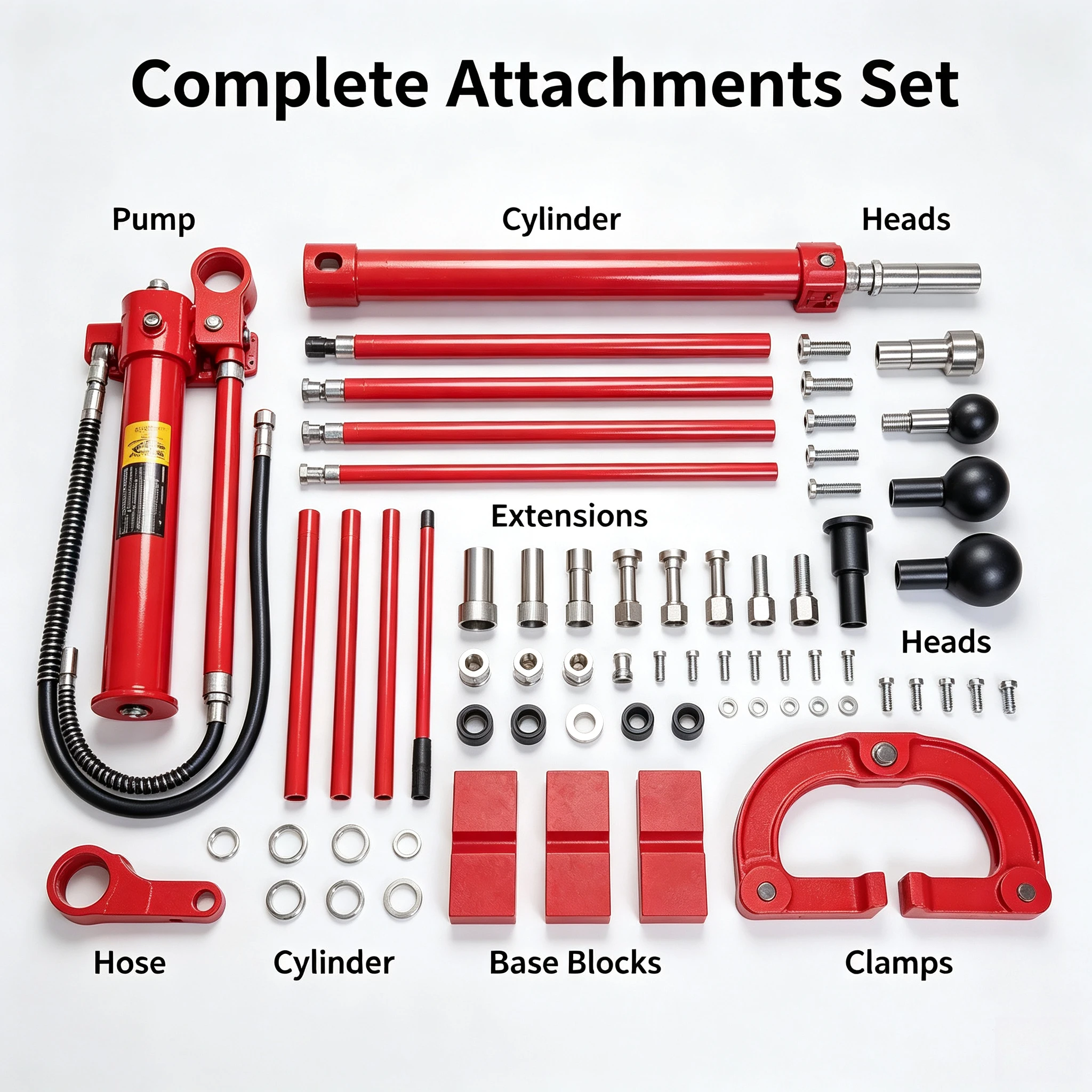 4T 10T 20T Hydraulic Separation Jack Manual Auto Sheet Metal Split Type Hydraulic Lifting Repair Tool Kit
