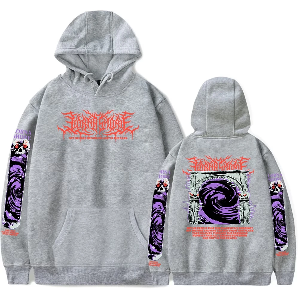 سيمفونية الميت الأساسية الفرقة لورنا شور جولة عالمية Mercah هوديس الرجال النساء طويلة الأكمام البلوفرات الشارع الشهير الهيب هوب بلوزات