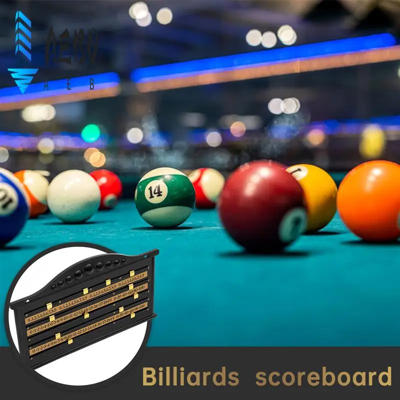 

AEB0-Billiards Scoreboard Snooker Score Recorder Billiard Club Game Recording Board Calculation Number Billiards Accessories