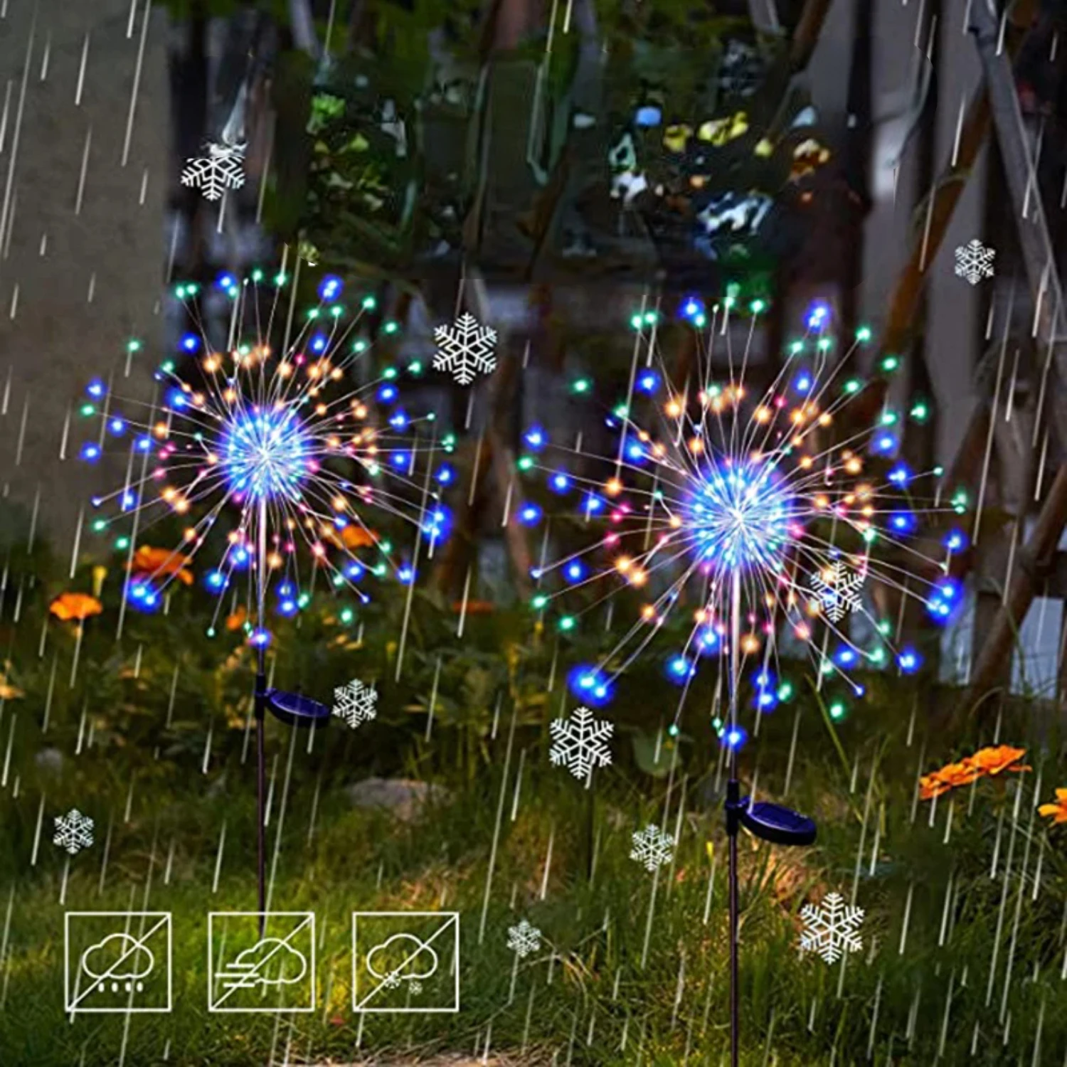 Enchanting Solar-powered Dandelion Fairy Lights - Waterproof and Magical to Create Ambiance in Garden, Illuminate Lawn, and Enha