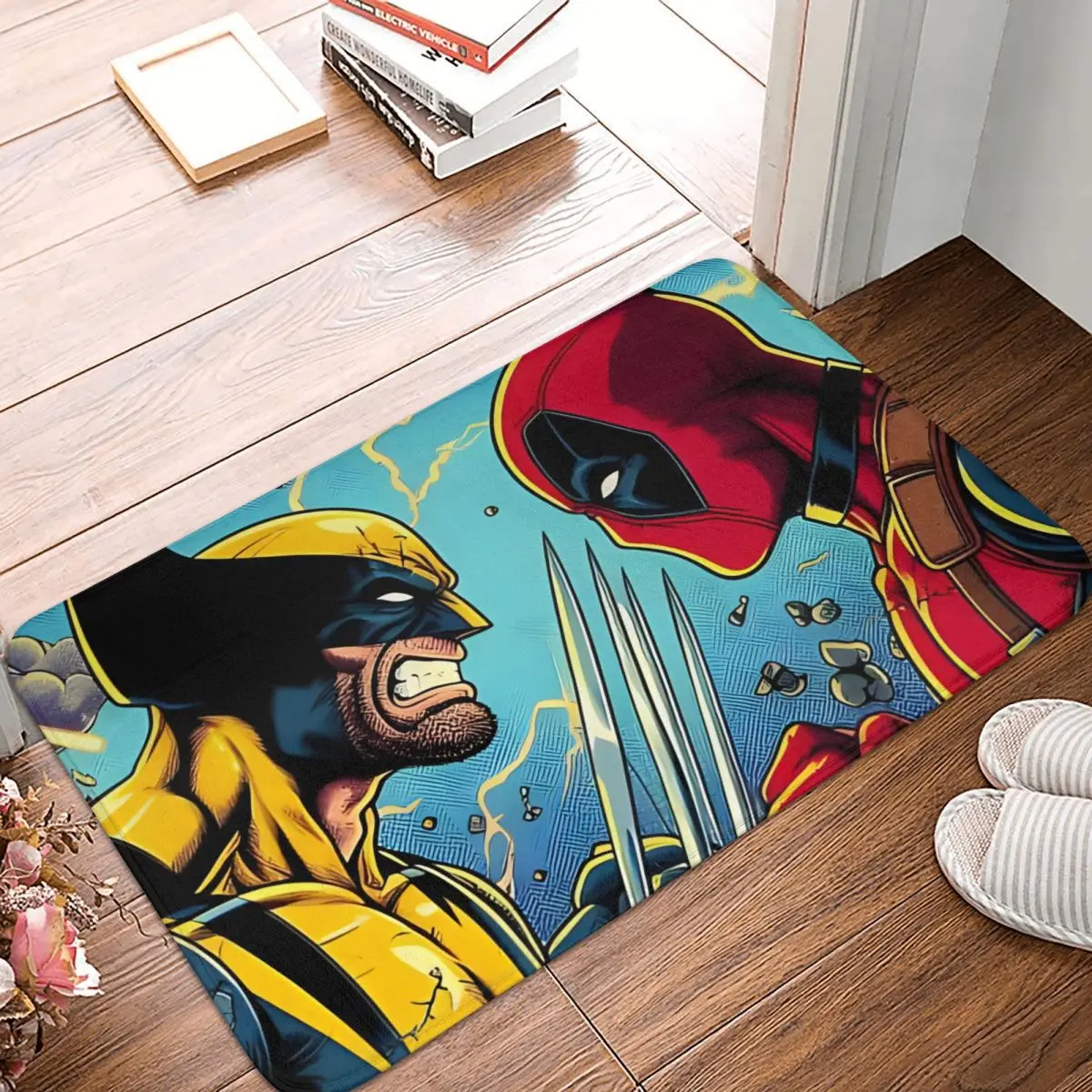 Marvel X-Men OriginsꬆWolverine Bathroom Mat Cool Doormat Kitchen Carpet Outdoor Rug Home Decoration