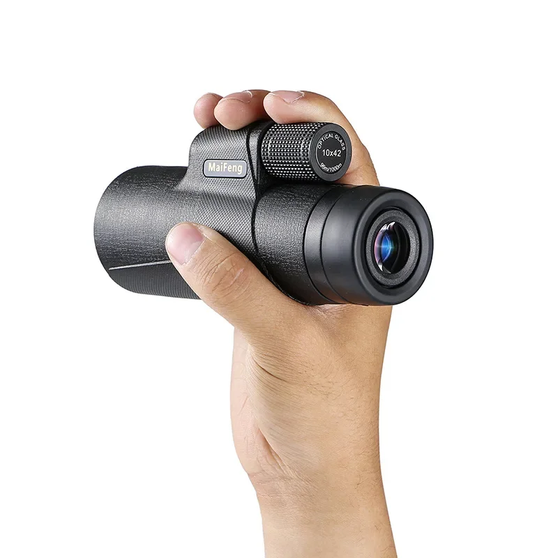 Telescópio tubo único 10x42 visão noturna de baixa luz de alta definição, concerto portátil ao ar livre, tomada de fotos, visualização de óculos
