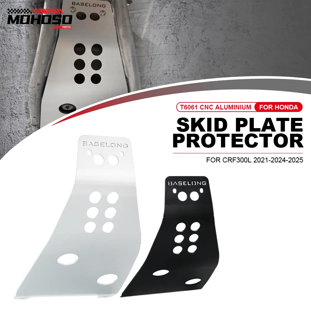 

Motorcycle Skid Plate Motor Engine Guard Frame Chassis Protector Accessories For HONDA CRF300L CRF 300L 2021-2022-2023-2024-2025