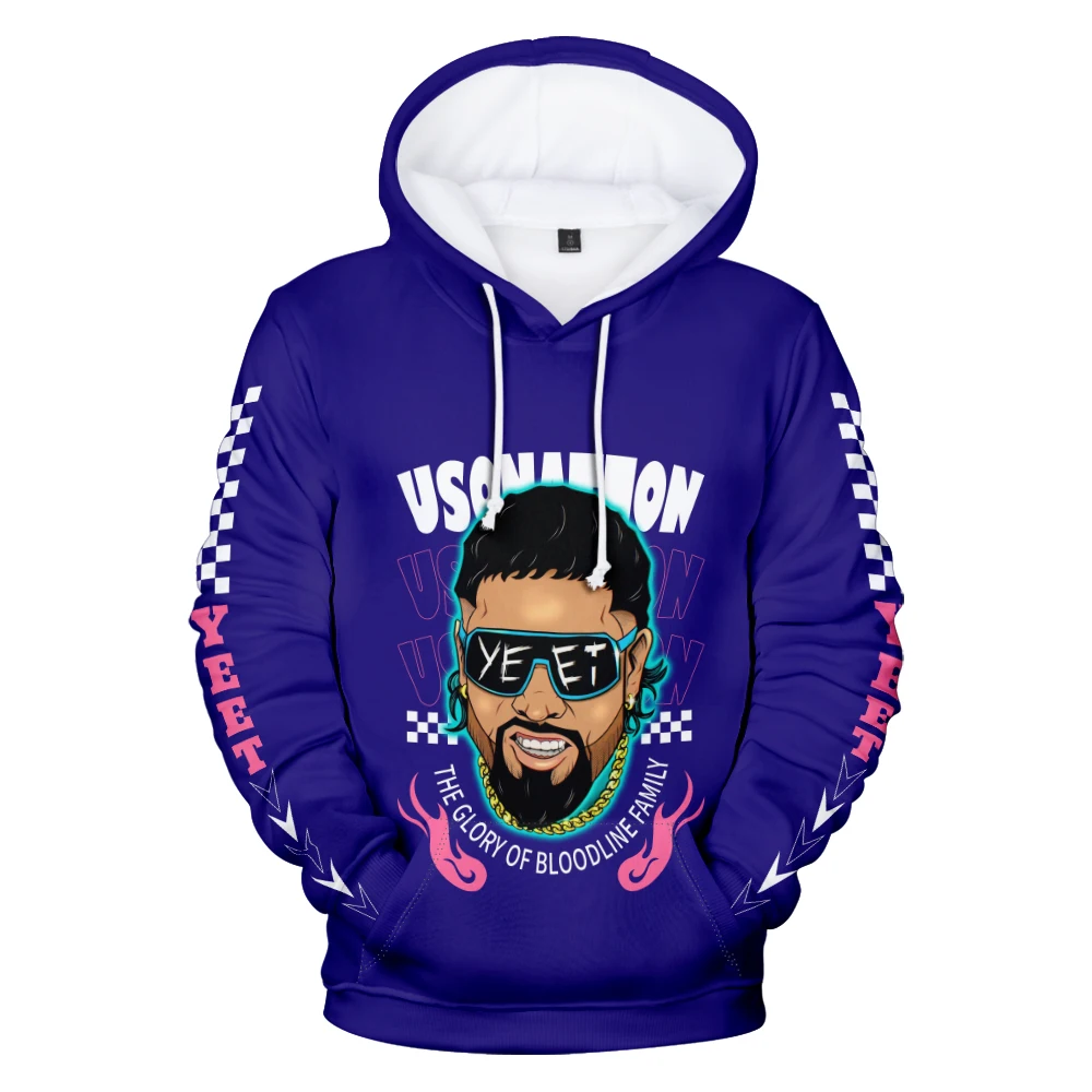

Jey USO Merch Hoodies New Logo Pullovers Women Men Fashion Casual HipHop Style Sweatshirts