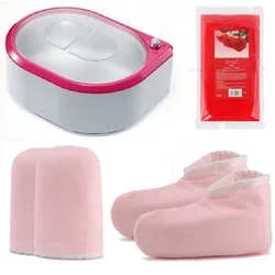 Paraffin Wax Heater Machine Bath For Hand Foot Warmer Heat Therapy With Mitts and Bootie Continuous Hydrating &Whiting Hand