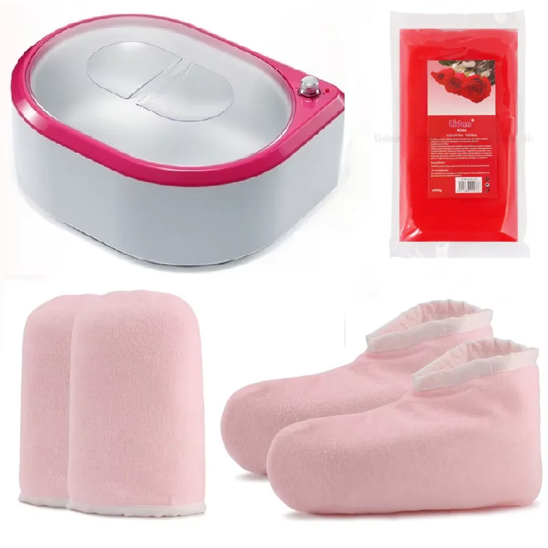 Paraffin Wax Heater Machine Bath For Hand Foot Warmer Heat Therapy With Mitts and Bootie Continuous Hydrating &Whiting Hand