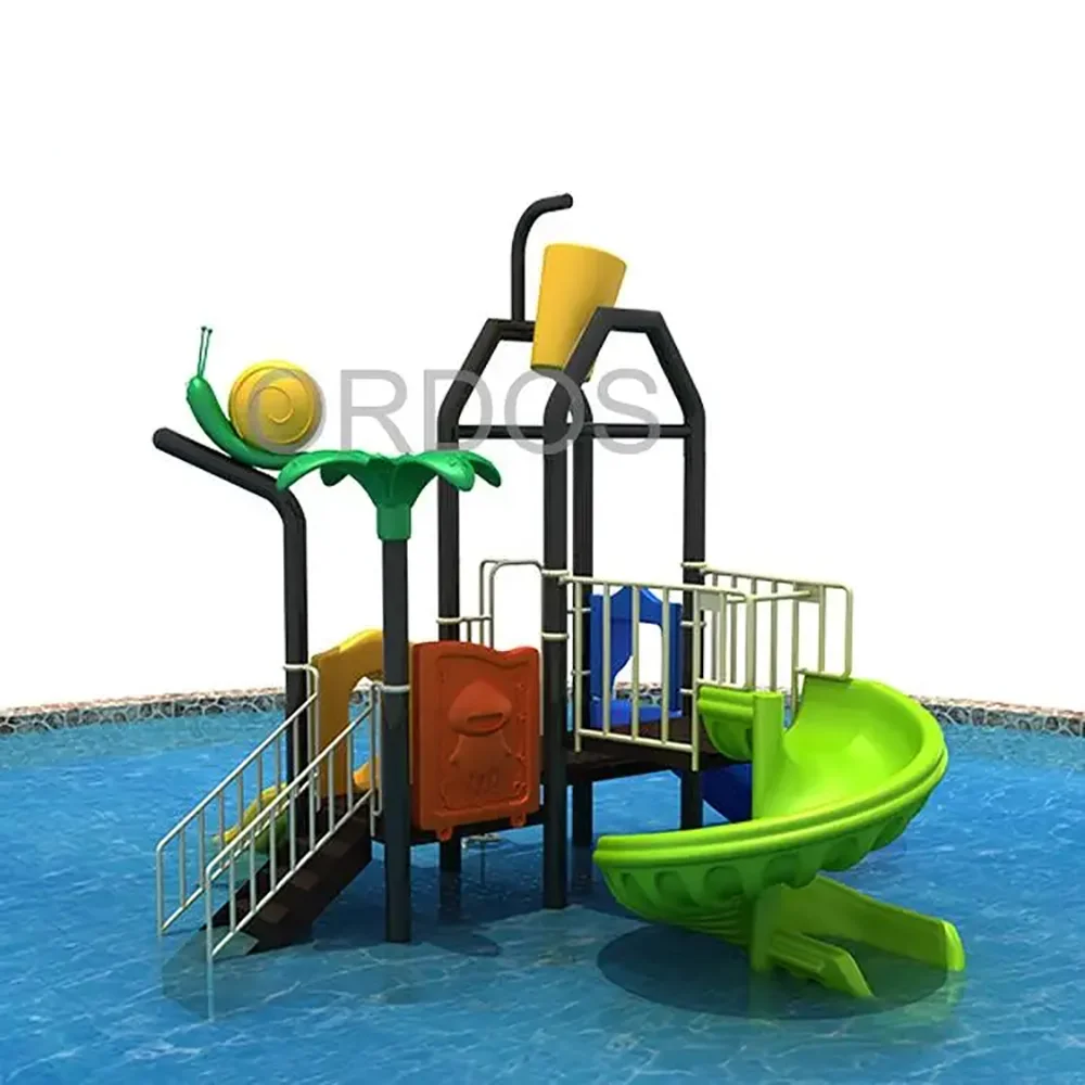 Most Popular Children\'s Commercial Kindergarten Water Park with Slide Outdoor Playground for Children