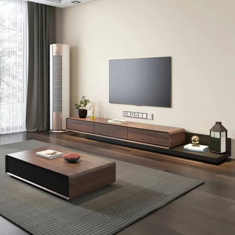 

Small Japanese Tv Stands Interior Big Size Wooden Fashion Simple Creative Unique Tv Table Lounge Archivadores Home Furniture