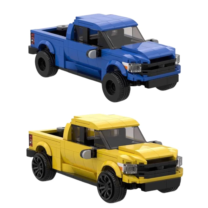 

MOC SUV Tundra racing sports car Vehicle Speed Champion Racer Building Blocks Brick Creative Garage Toys for Boy New Year Gifts