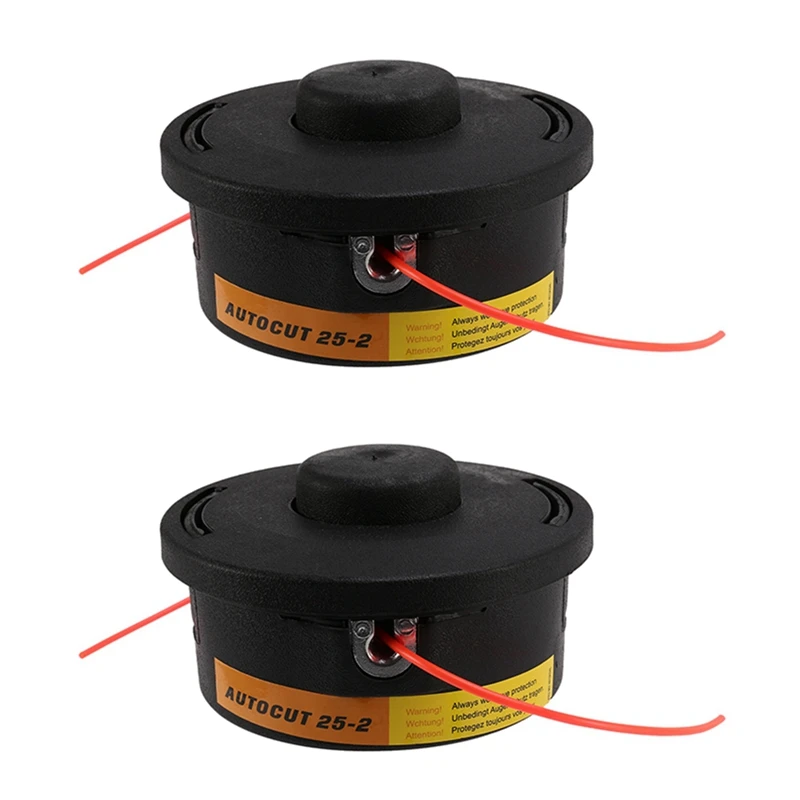 2X Trimmer Head For Stihl FS55 FS56 FS66 FS76 FS90 Rep 4002 710 2168 25-2 Lawn Mower Accessories