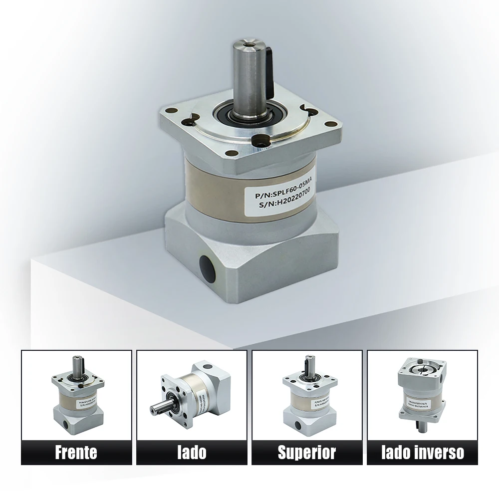 نسبة تروس محرك سيرفو 4 5 10 25N.m نيما 24 محرك سيرفو ، مخفض كوكبي ، SPLF60 ، من أجل البرازيل تم شحنها #2