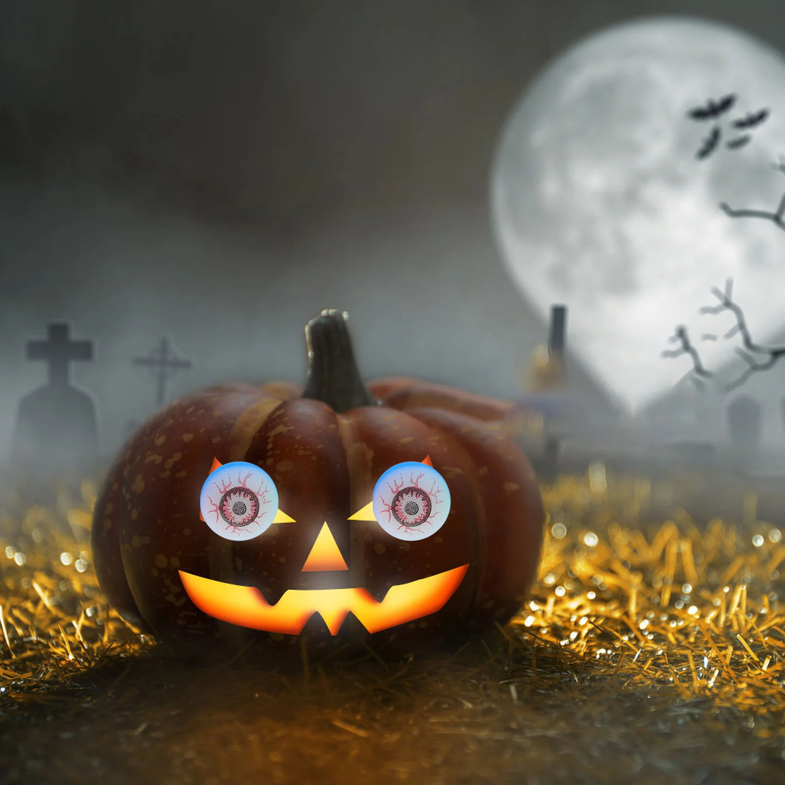 10 個フローティング目玉ドリンクハロウィン弾む大小子供のおもちゃパーティーの好意を飾る子供