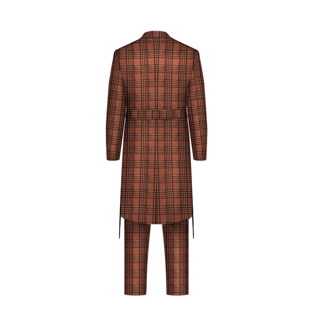 영화 닥터 코스프레 코스튬 Who Diguise 풀 세트 남성용 레트로 유니폼 정장, 성인 복장, 할로윈 카니발 파티 롤플레이